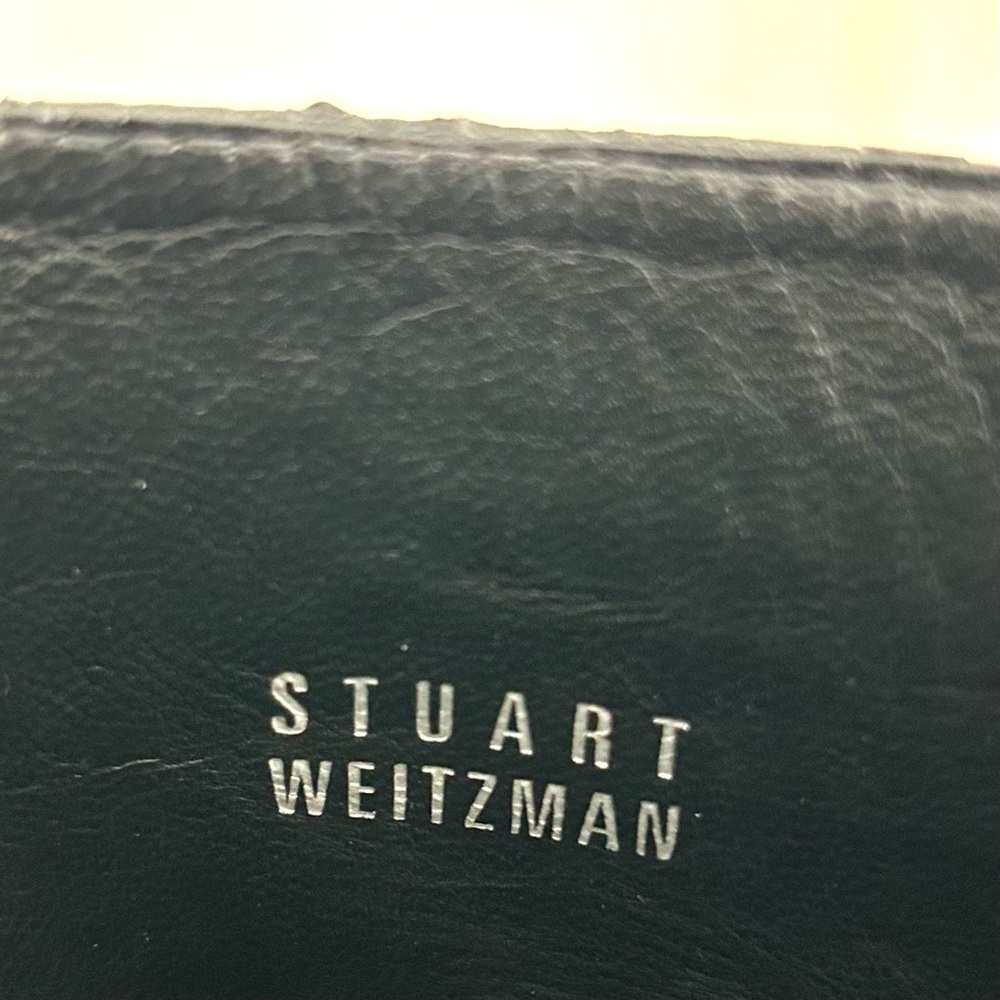 Stuart Weitzman Tall Pull On Boot Riding Croc Emb… - image 8